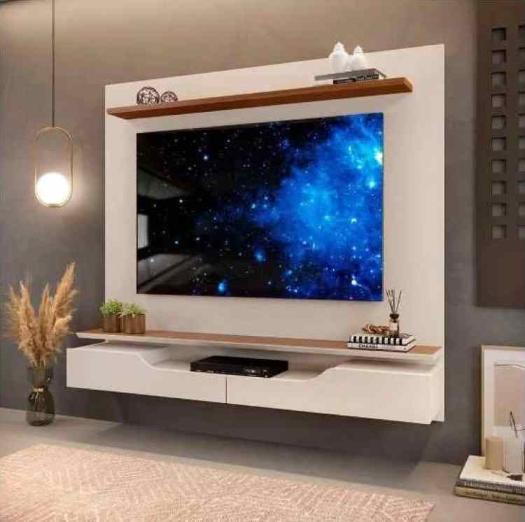 27032.227-Painel Levi 160 2P Off White/Freijo DJ Moveis