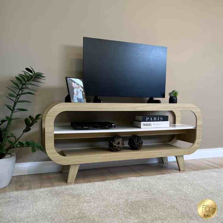 Rack Theo 133 Naturale/Branco Arteley
