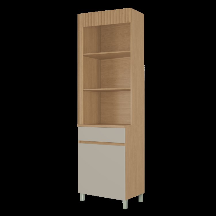 501153-Paneleiro Torre Angular Realeza Premium 65 1P1G Cavalho/Greice Nesher