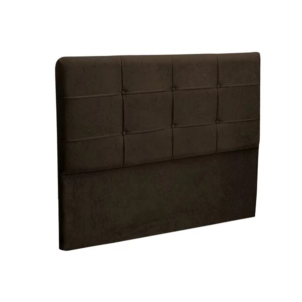Cabeceira King London 193 Veludo Suede Cinza SR Cabeceira