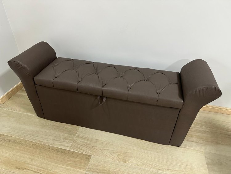 Recamier Casal Dacar 138 Corino Marrom SR Cabeceoras