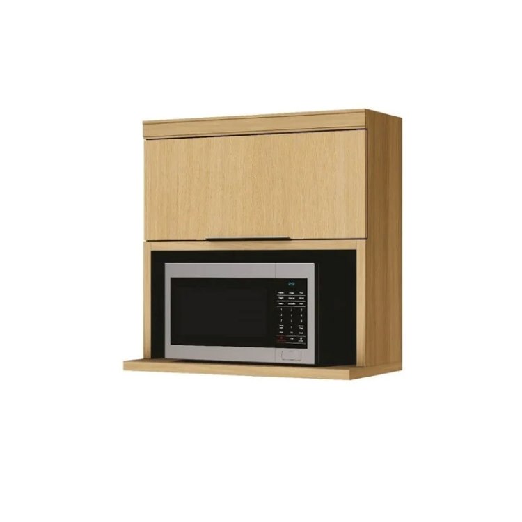500975-Armario Aereo Marquesa Micro-Ondas 80 1P Basculante Nature 1V Nesher