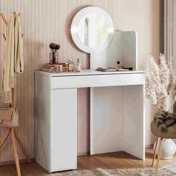 Camarim Aurea 1P1G com Espelho Branco Albatroz