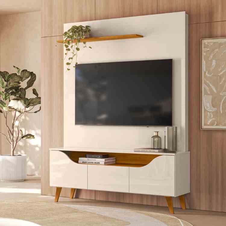 Home Theater Polo 136 Cinamomo/Off White Madetec