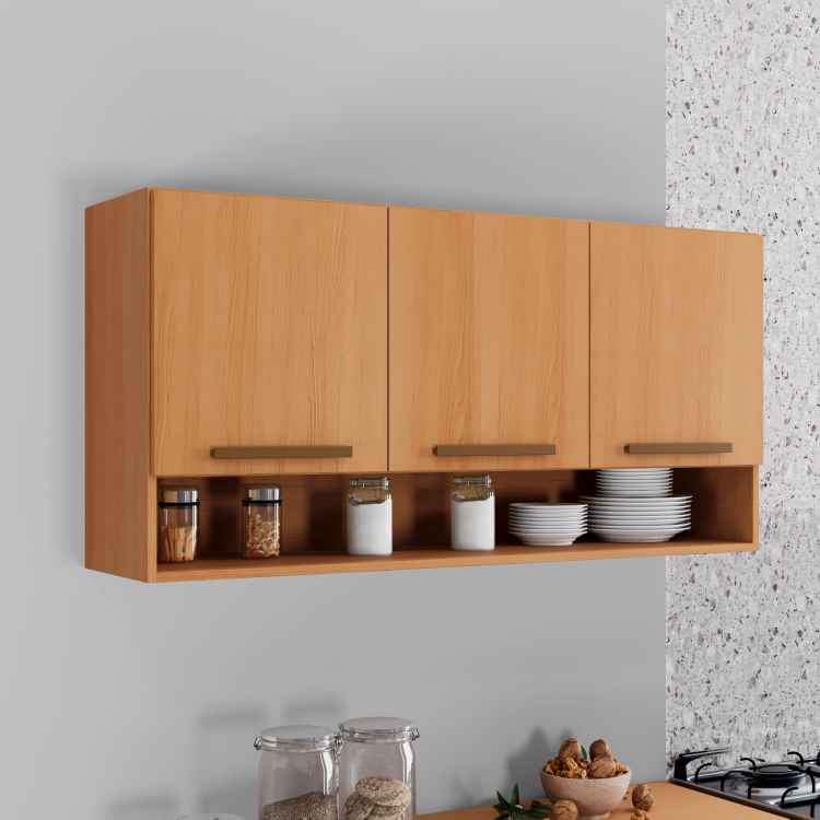 Armario Aereo New 91 3P1N Cinamomo Arte Moveis