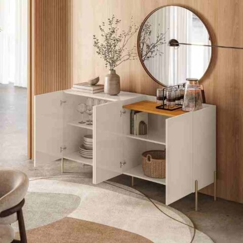 Buffet Cais 4P Cinamomo/Off White Madetec - foto 2
