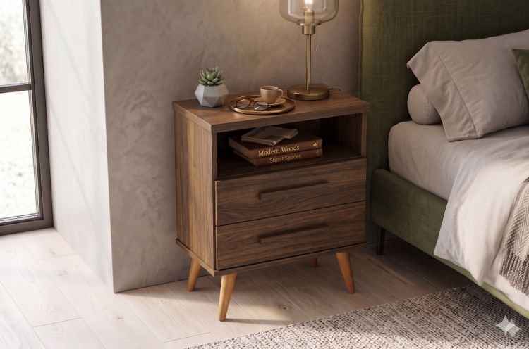 Mesa de Cabeceira Flora 2G Jequitiba J&A Moveis