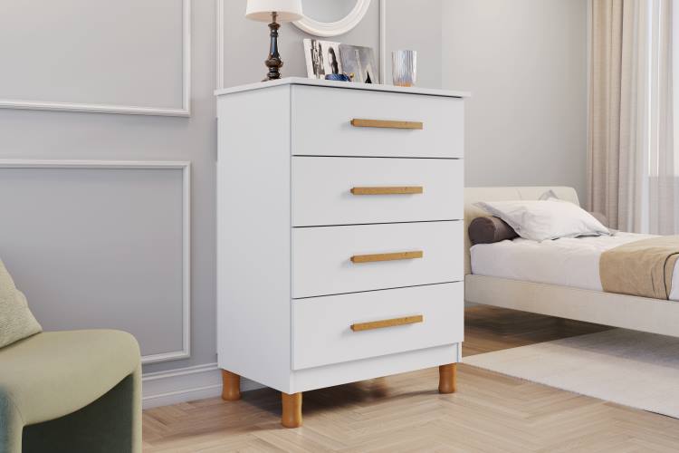 Comoda Lisboa 4G Branco Kaiki