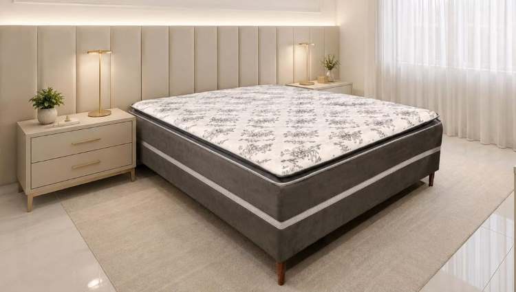 Colchobox Casal Gens Pillow Top Molas Ensacadas Nosso Sonho