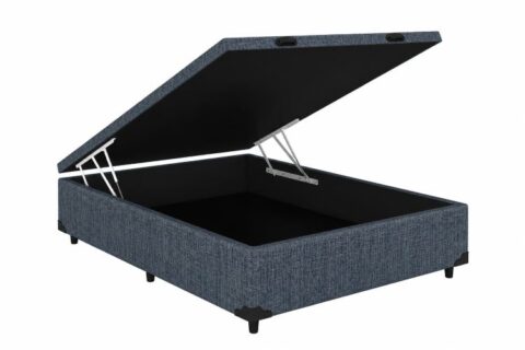 Bau Casal Prime Confort 138x188x44 Blindagem Extra Forte Linhao Petroleo Issacar Prime - foto 2