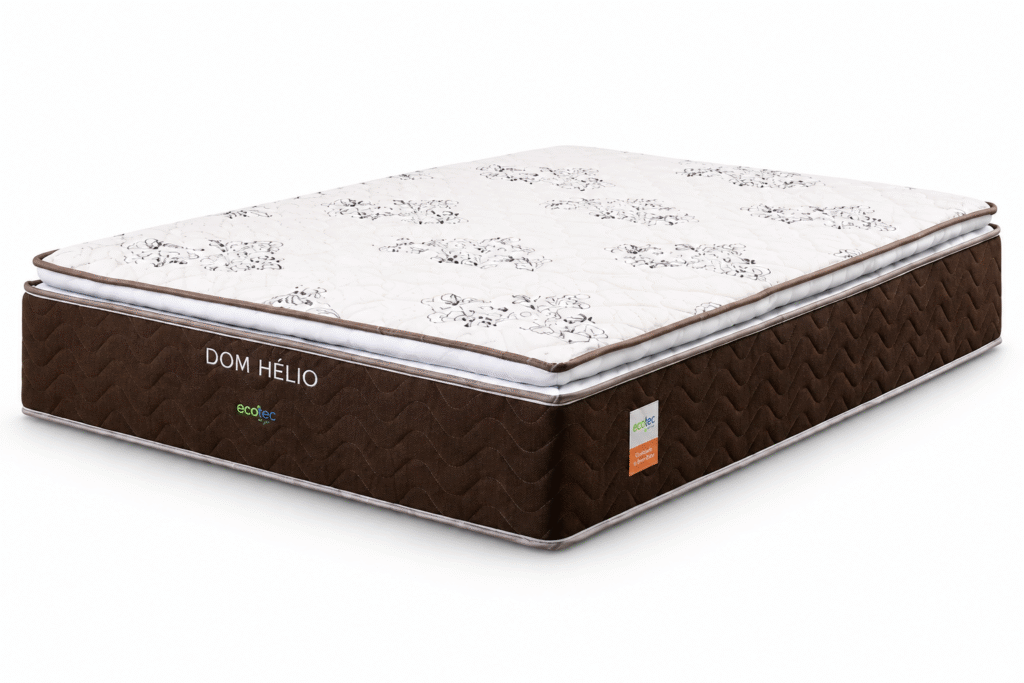 Colchao Casal Dom Helio 138x188x32 EcoTec - foto 1